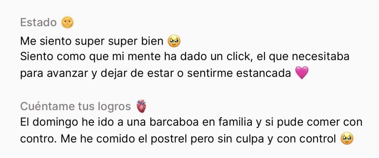 Testimonio de Andrea