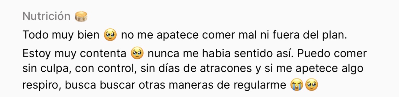 Testimonio de Paula