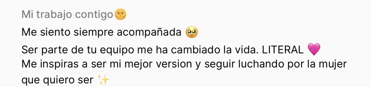 Testimonio de Almudena