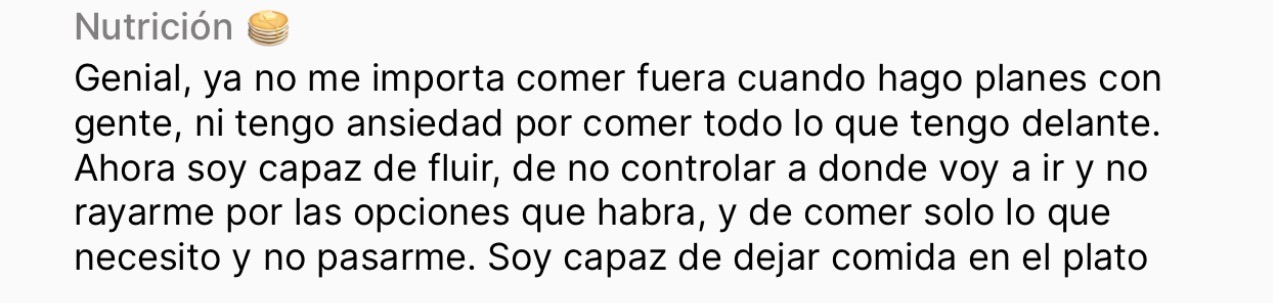 Testimonio de Mireia