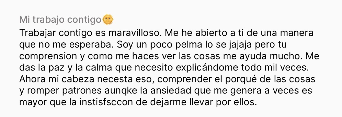 Testimonio de Elena